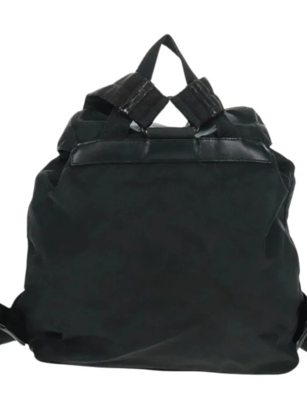 PRADA Backpack Nylon Green Silver